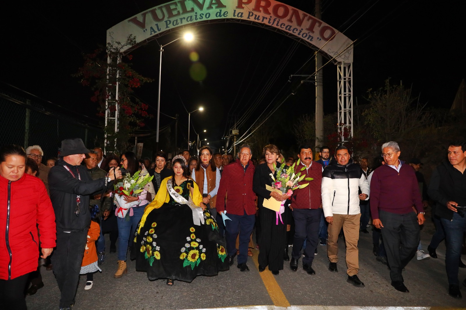 Delfina G Mez Inaugura Obra En Beneficio De M S De Mil Texcocanos