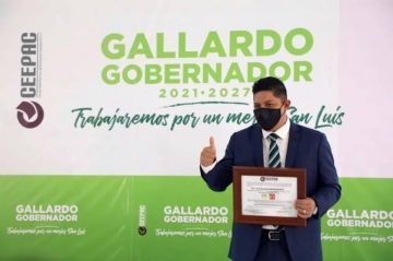 Sigue firme el triunfo de Ricardo Gallardo por el gobierno de SLP