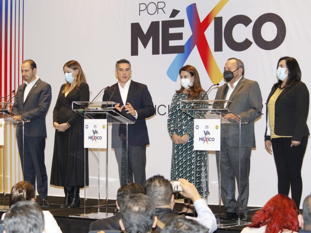 Pacta Va por México alianza para contender por cuatro gubernaturas en 2022