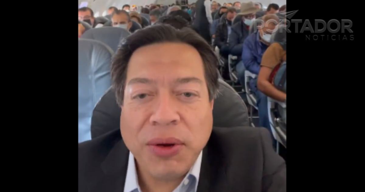 Presume Mario Delgado viaje en primer vuelo que aterrizará en el AIFA