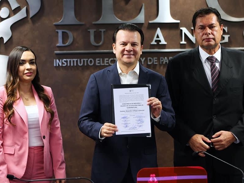 Confirma TEPJF triunfo de Esteban Villegas en Durango