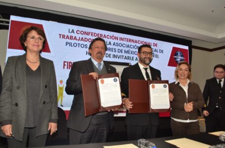 Confederación Internacional del Trabajo signa alianza con sindicato de pilotos aviadores