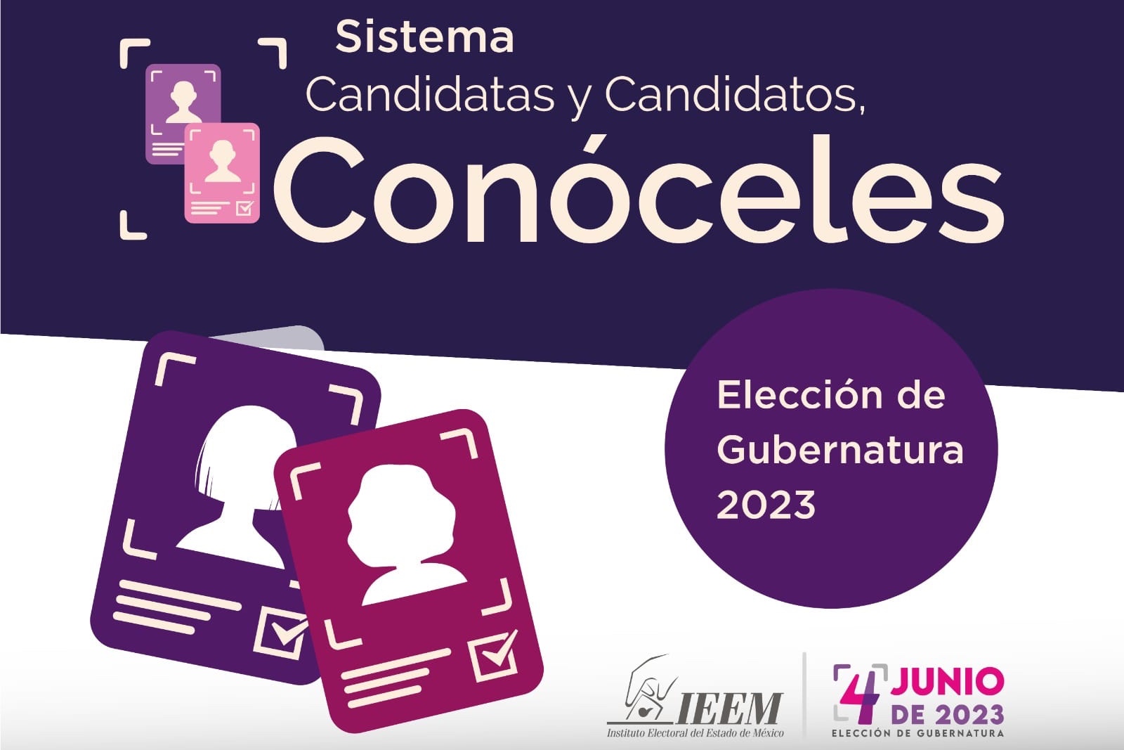 Alista IEEM plataforma para que electores conozcan a candidatas a gubernatura