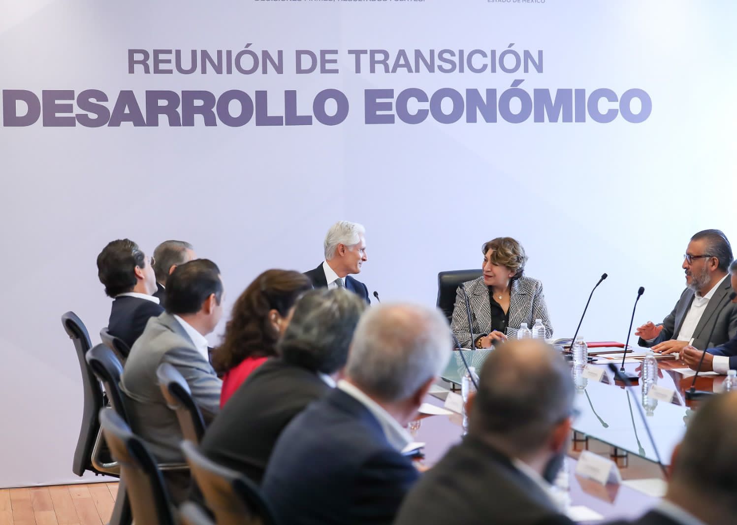 Delfina Gómez concluyó las siete reuniones de transición del gobierno mexiquense
