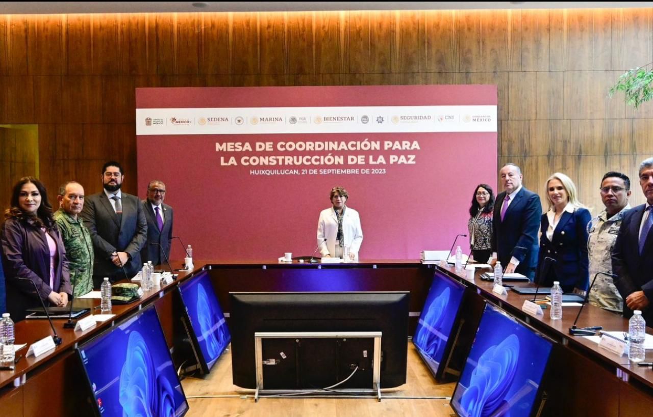 Delfina Gómez sigue con su labor pro seguridad en Edomex