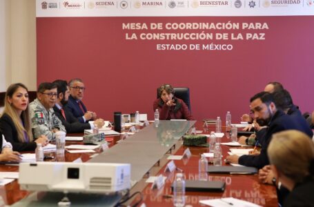 Rinden informe a la gobernadora mexiquense sobre seguridad