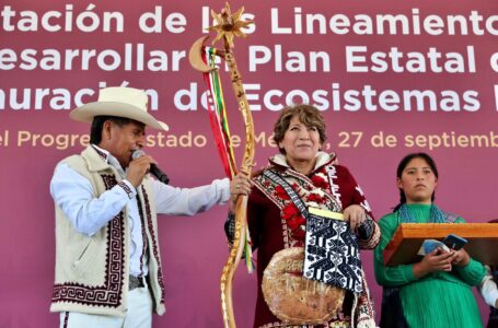 Delfina Gómez va por el rescate del entorno natural del Edomex