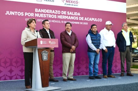 El humanismo mexiquense destaca en la ayuda a los guerrerenses: Delfina Gómez