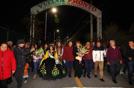 Delfina Gómez inaugura obra en beneficio de más de cinco mil texcocanos