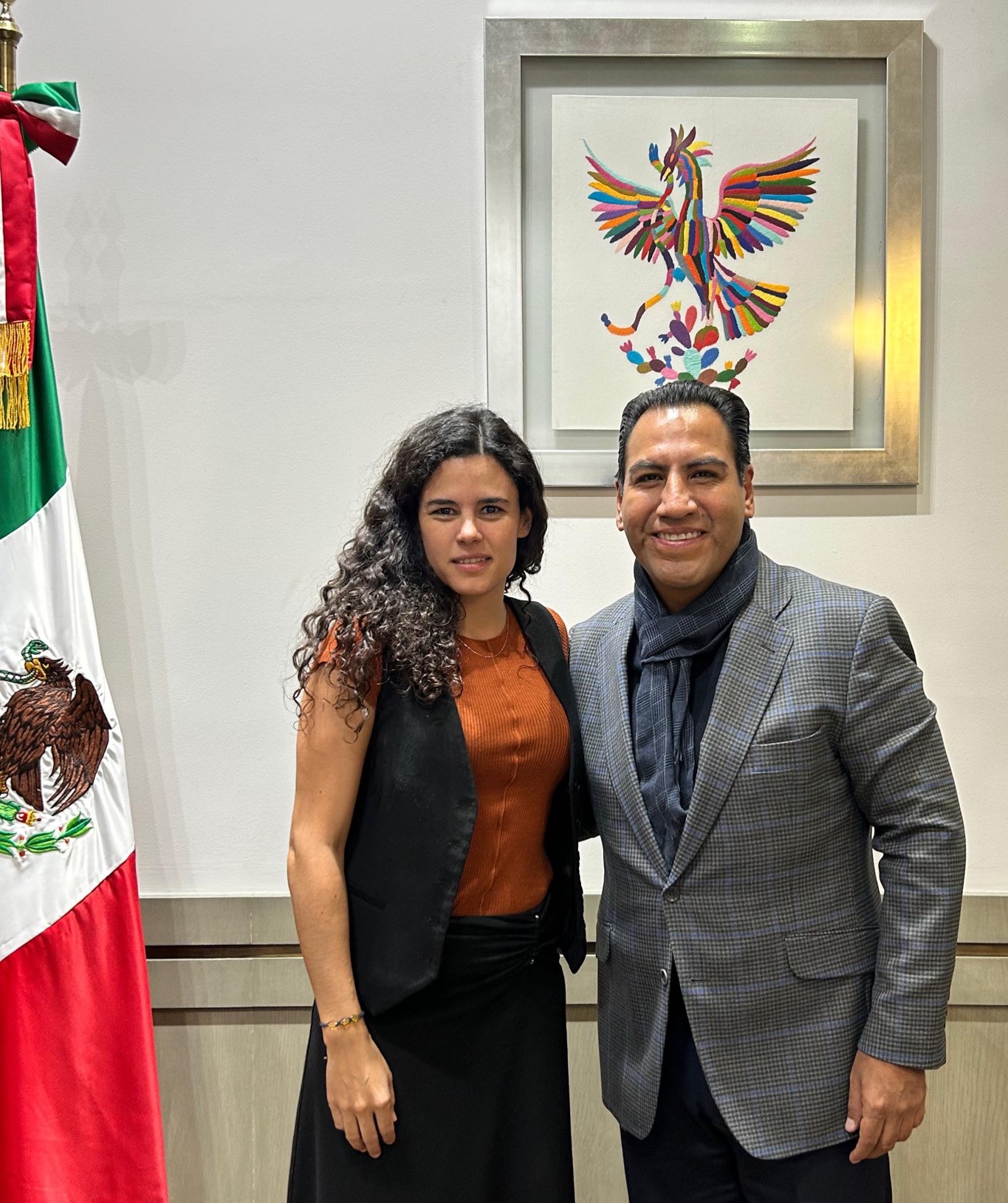 Eduardo Ramírez y Luisa Alcalde se reúnen para evaluar agenda legislativa