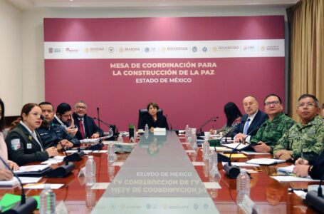 Las mesas de la Construcción de la Paz son para devolver la tranquilidad a los mexiquenses, dijo Delfina Gómez