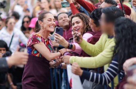 Caty Monreal arropó a Claudia Sheinbaum en su cierre de precampaña