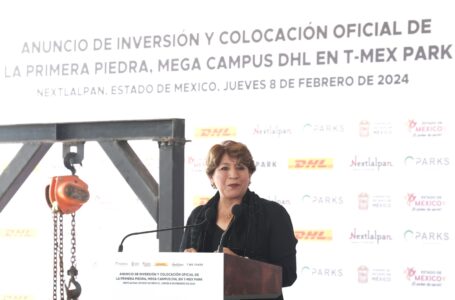 Anuncia Delfina Gómez una inversión para el Estado de México por más de 4 mil millones de dólares