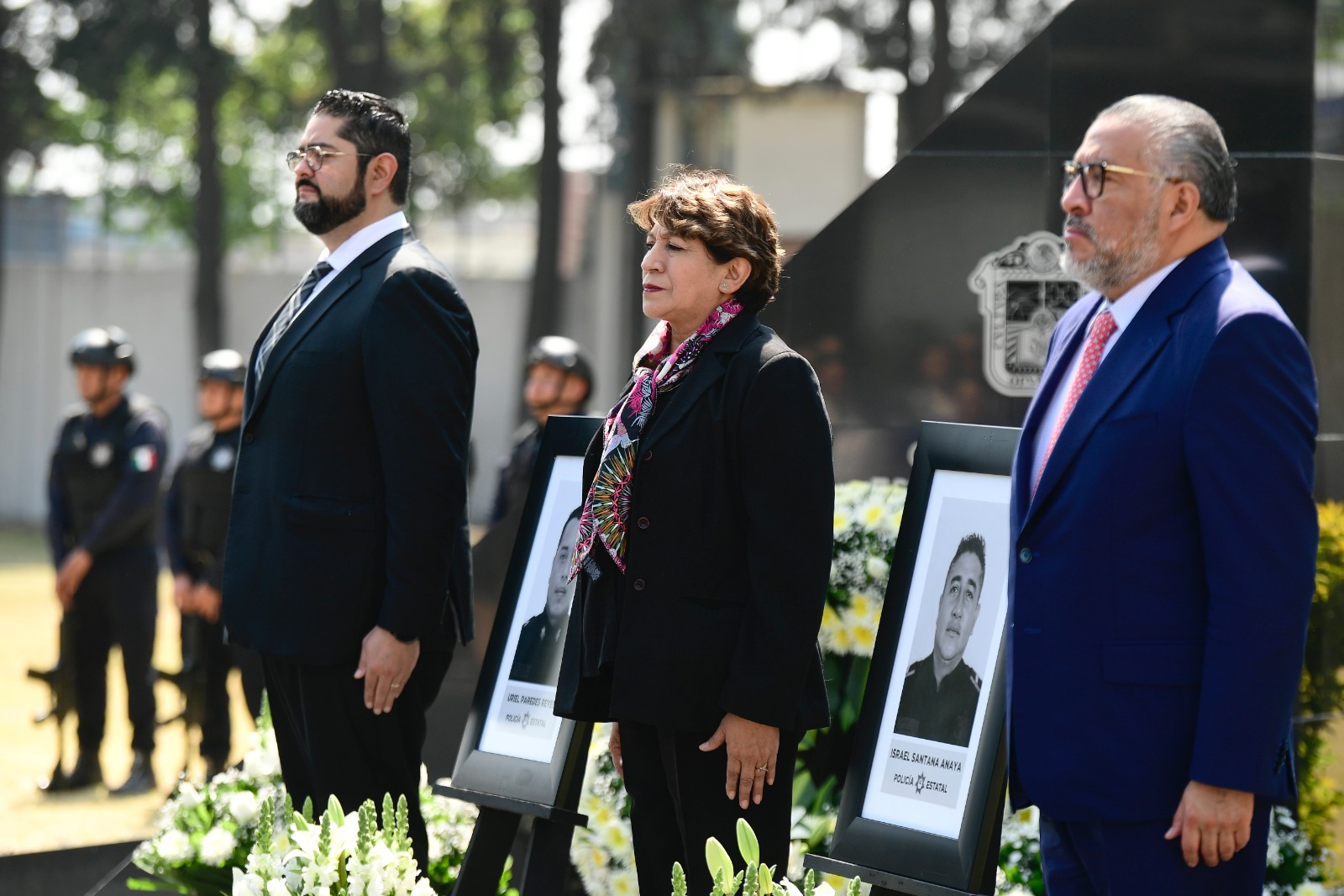 Gobierno del Estado de México, rinde homenaje a policías caídos en cumplimiento del deber