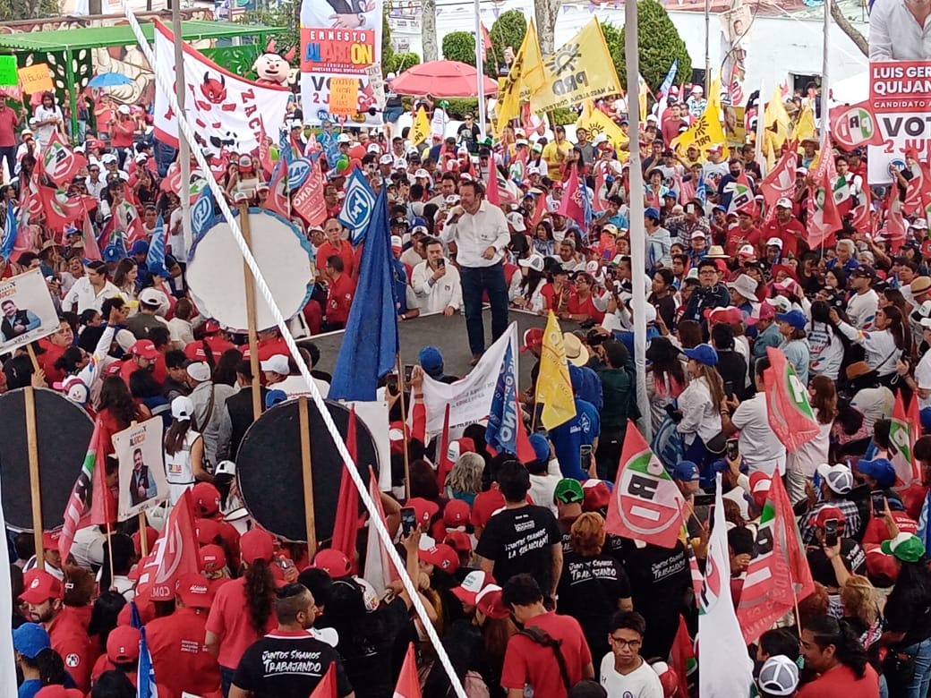 Gran cierre de campaña de Luis Gerardo “El Güero” Quijano en Magdalena Contreras