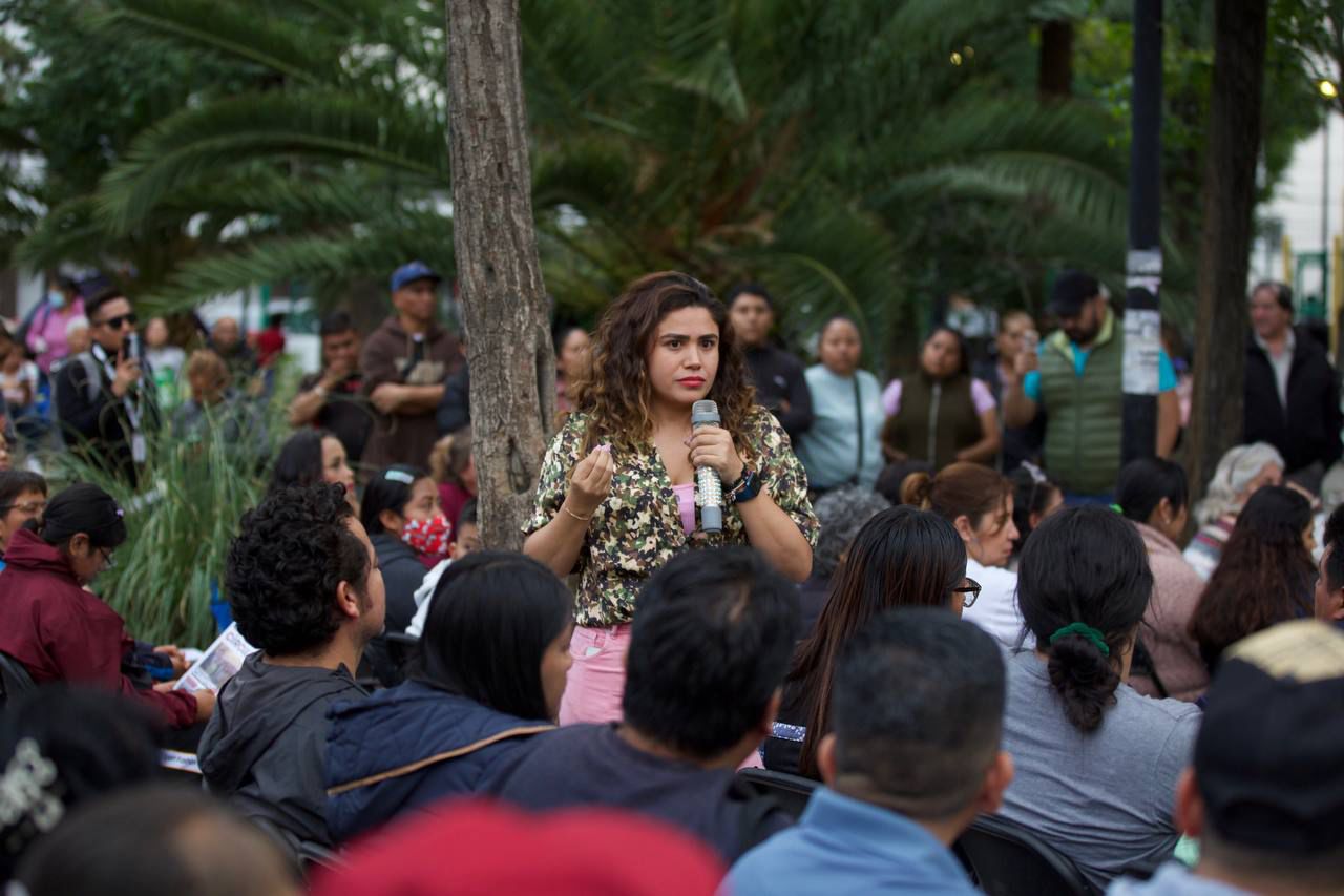 Caty Monreal sigue informando a la ciudadanía el fraude electoral en la Cuauhtémoc