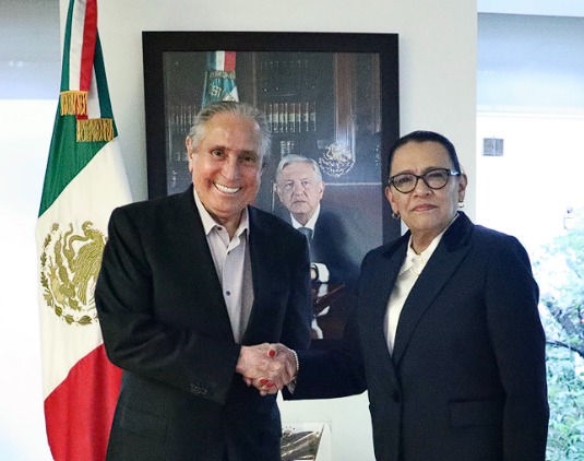 Reunión exitosa entre Joel Ayala, líder de la FSTSE con la próxima secretaria de Gobernación, Rosa Icela Rodríguez