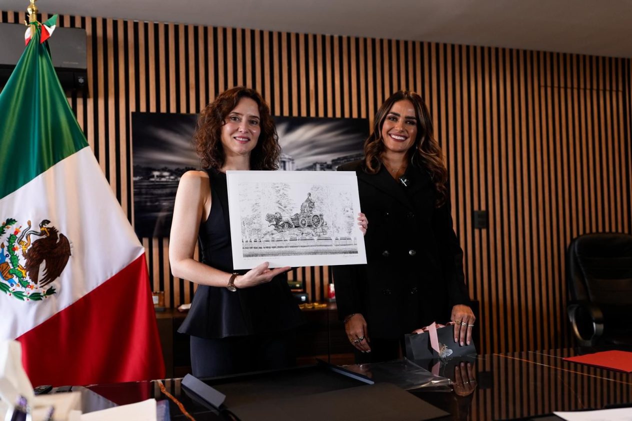 Visita de Isabel Díaz Ayuso genera polémica en México