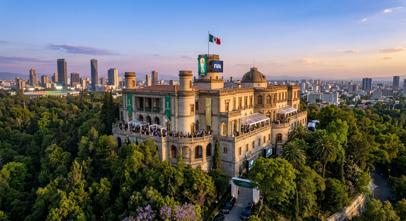 FGR investiga uso del Castillo de Chapultepec para fiesta de la FIFA
