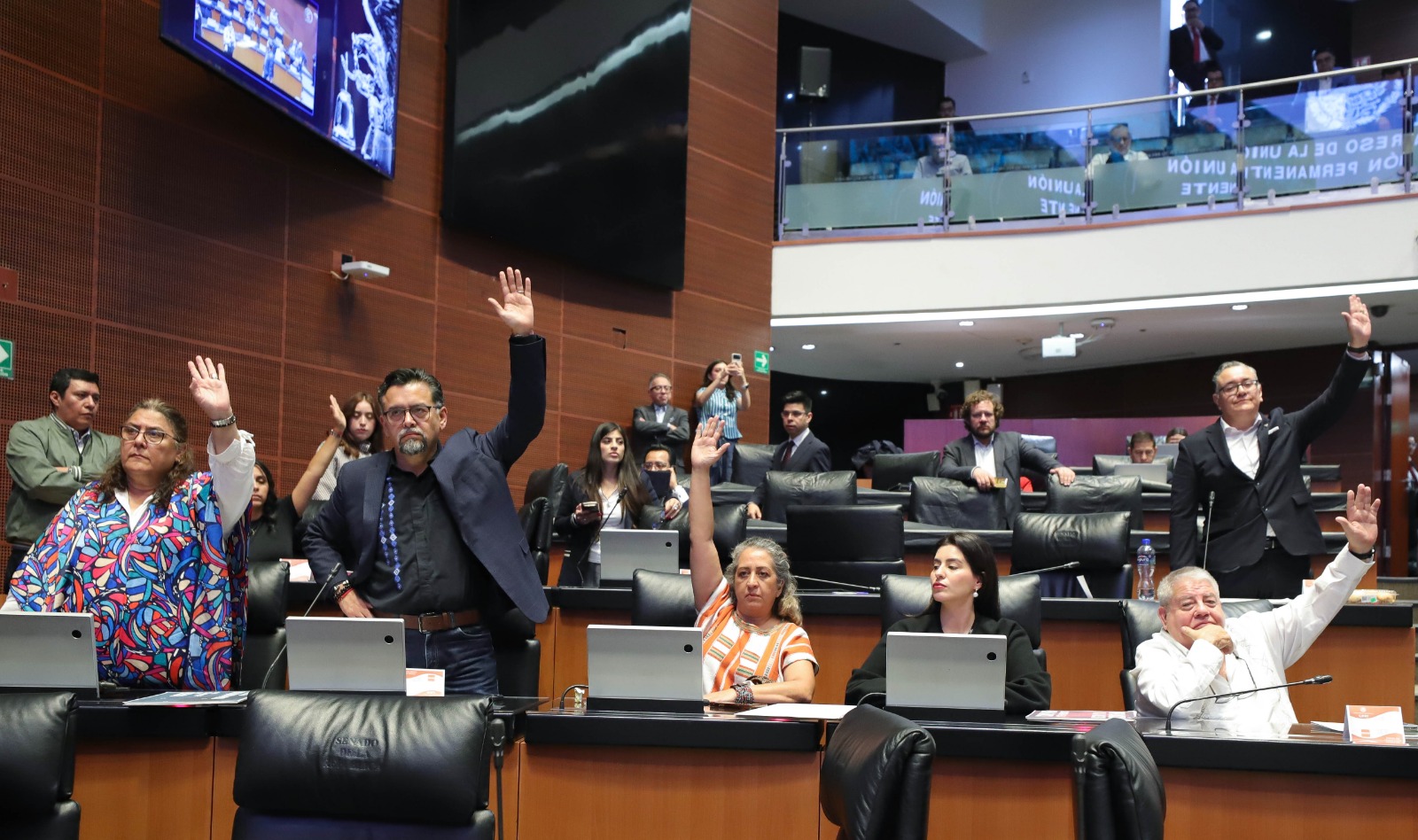 Senadores de Morena se pronuncian por la defensa de la Soberanía