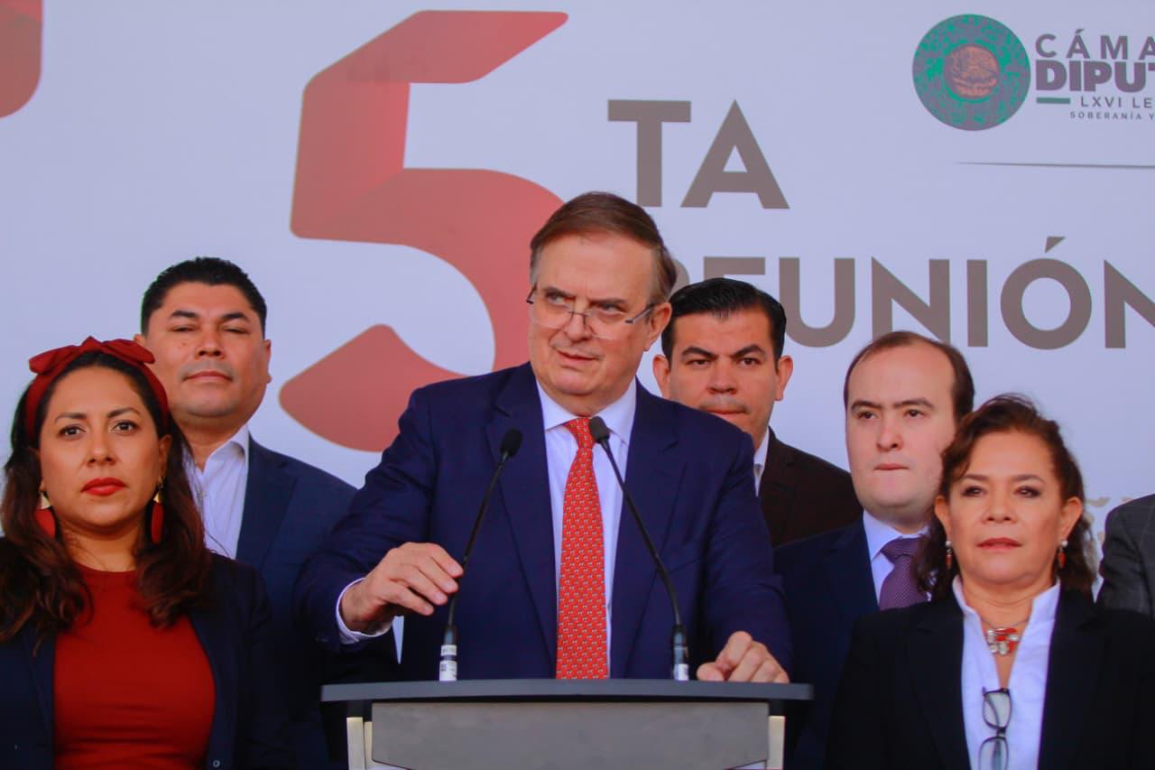 Advierte Ebrard que México enfrenta negociación del siglo con EU