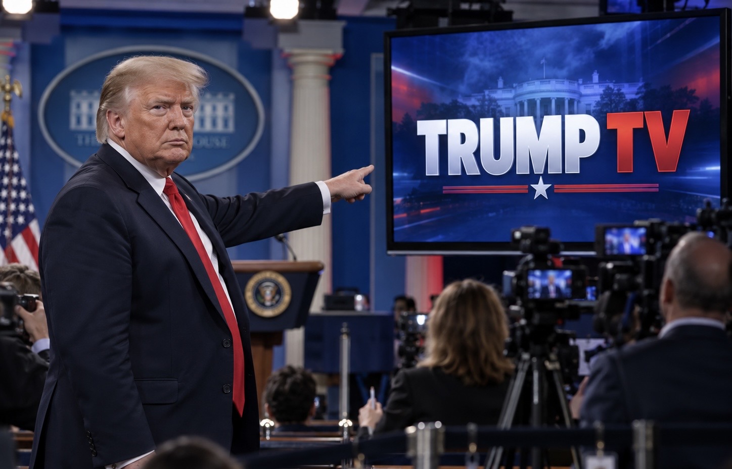 Trump lanza su propia señal de TV en pleno enfrentamiento con CNN y otros medios