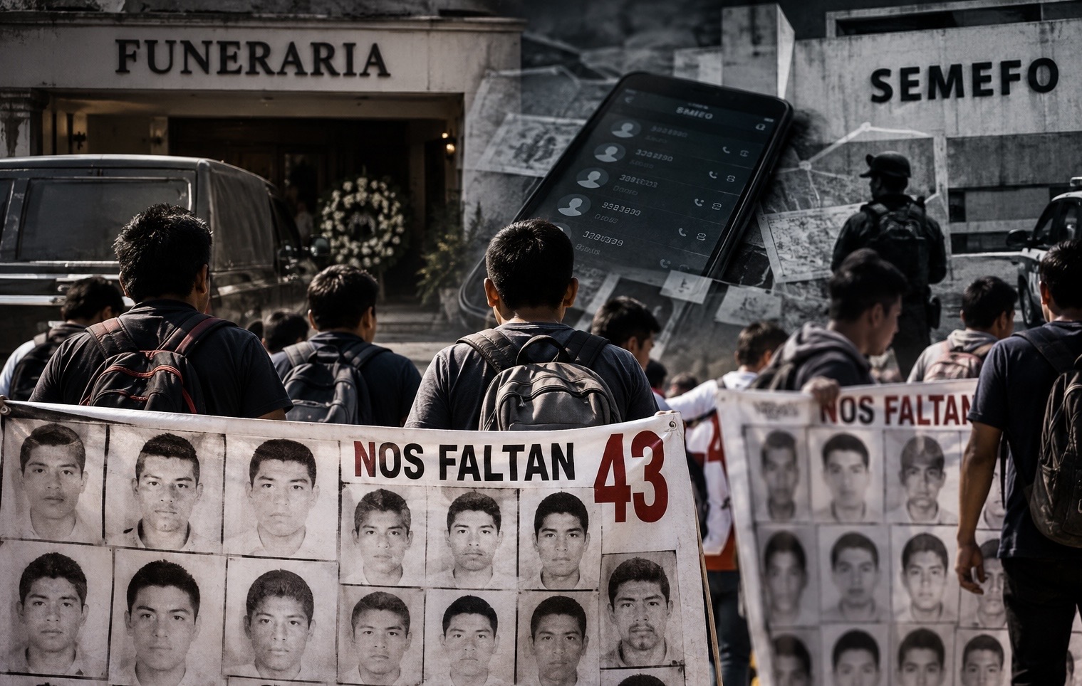 Nuevo informe sobre Ayotzinapa apunta a funerarias, teléfonos de normalistas y 17 personas no investigadas