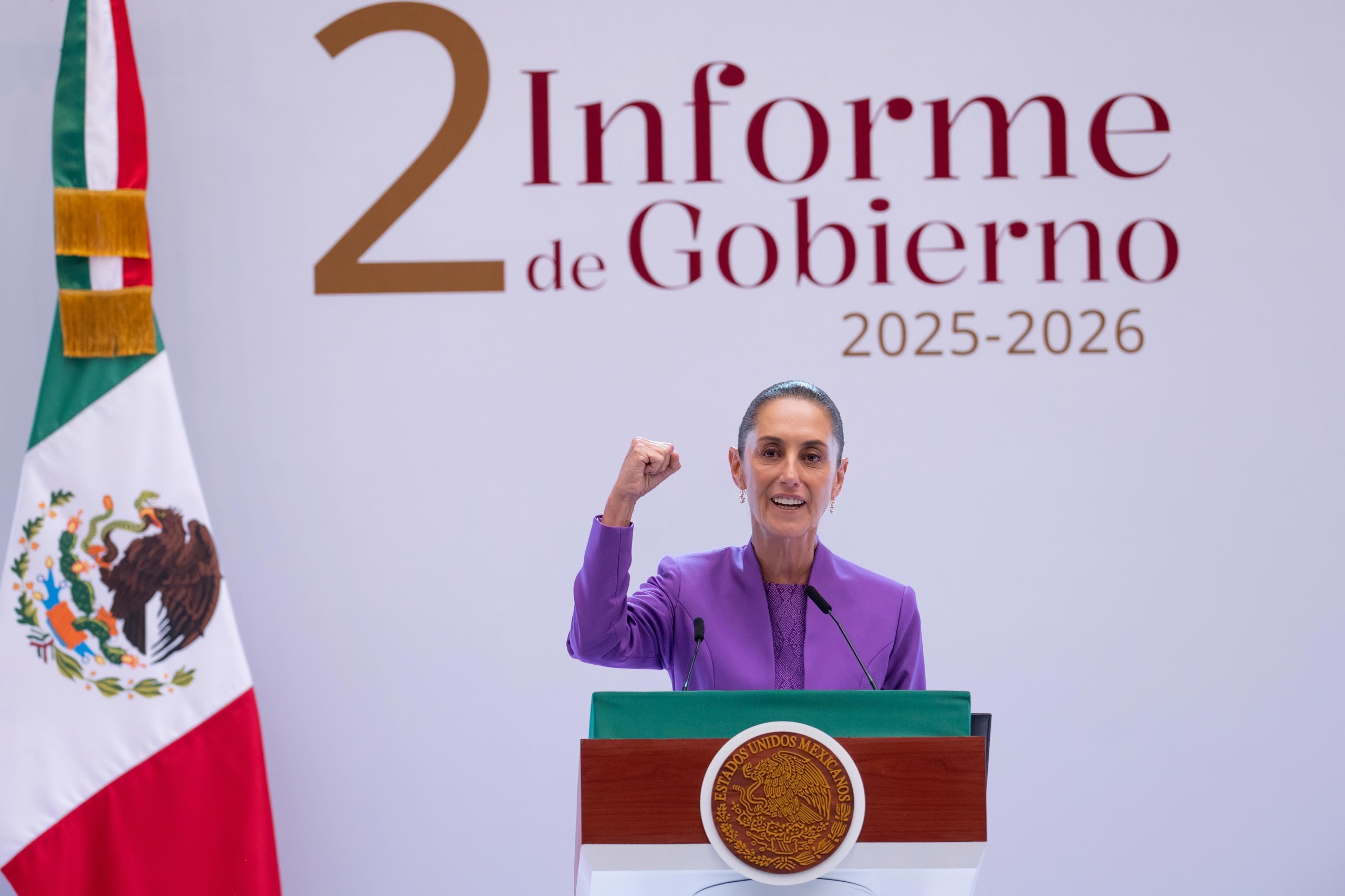 ”Aquí no hay rompimientos”, afirma Sheinbaum en 2o. informe