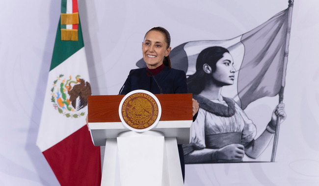 Acusa Sheinbaum acción “injerencista” de EU por cancelación de visa de Andy