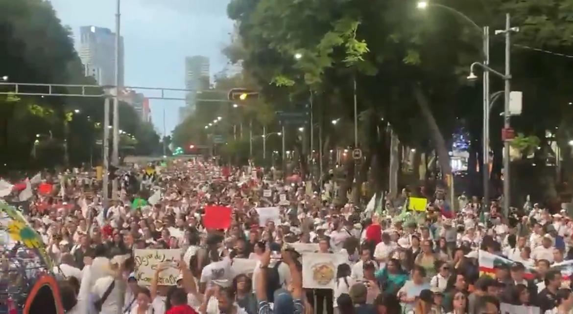 Megamanifestación de trabajadores del IMSS dejó Saldo Blanco